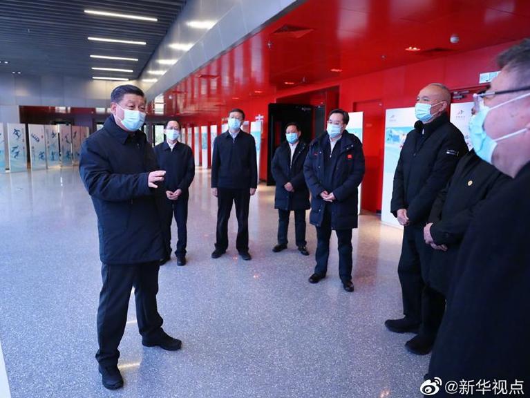 習近平考察北京冬奧會、冬殘奧會籌辦工作